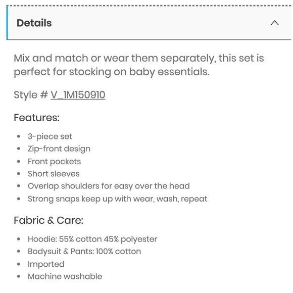 Carter’s Boy’s 3-Piece Sporty Zip-Up Jacket Set - Picture 5 of 5